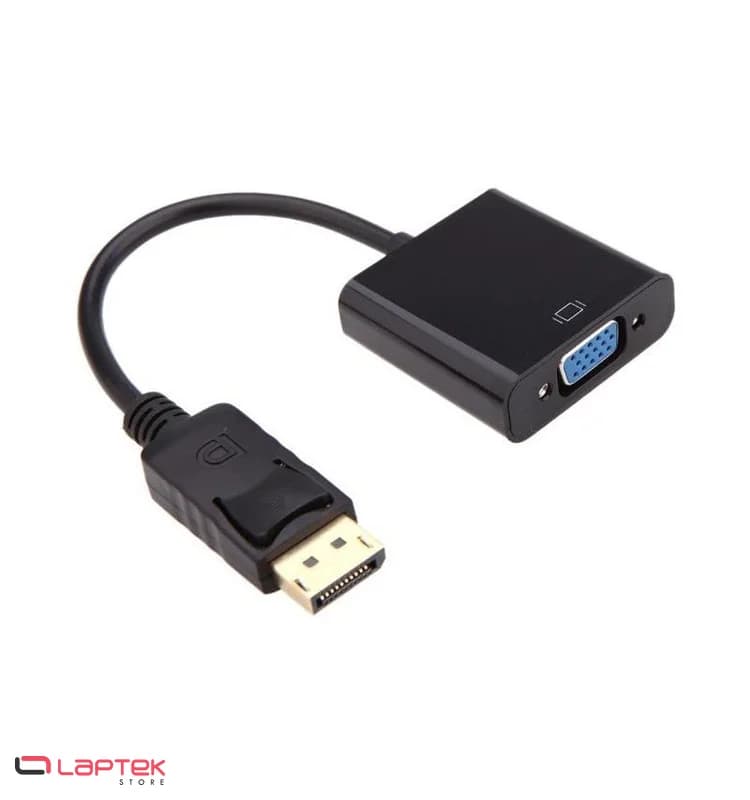 Adaptateur VGA Femelle vers DisplayPort Mâle - Vue 1 | Laptek Store Tunisie