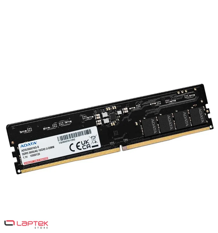 Barrette Mémoire ADATA 16Go DDR5 5600MHz ADATA - Vue 1 | Laptek Store Tunisie