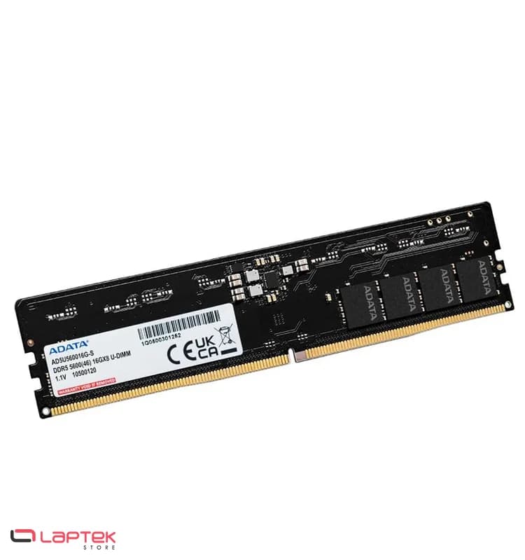 Barrette Mémoire ADATA 16Go DDR5 5600MHz ADATA - Vue 1 | Laptek Store Tunisie