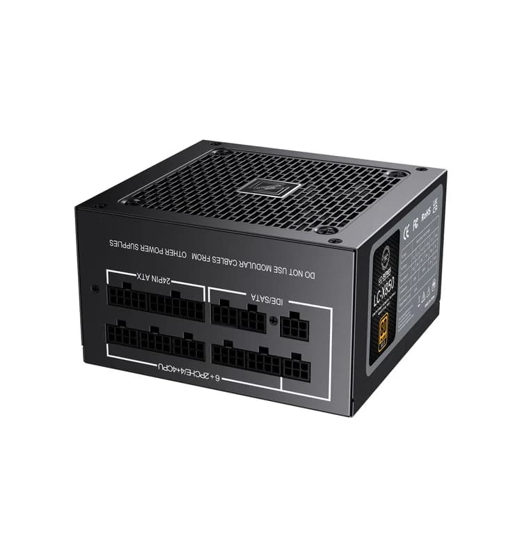 BLOC ALIMENTATION LC-X850, FULL MODULE 80PLUS GOLDCPU 4+4pi LC-POWER - Vue 1 | Laptek Store Tunisie