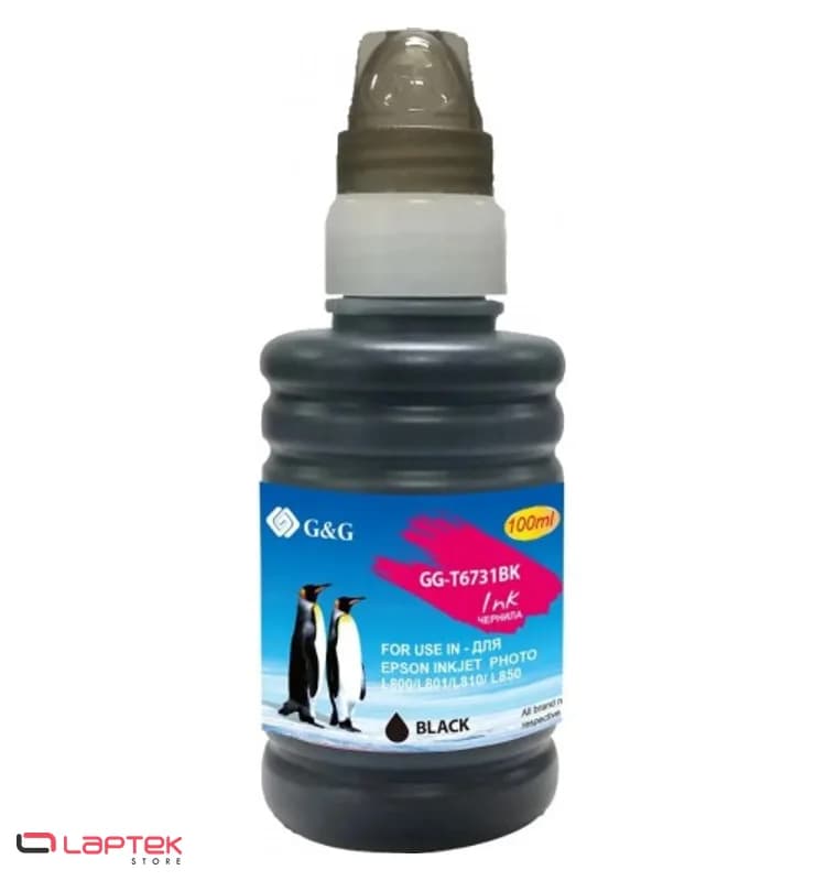 Bouteille d’encre magenta compatible G&G 103M (adaptable) CANON - Vue 1 | Laptek Store Tunisie