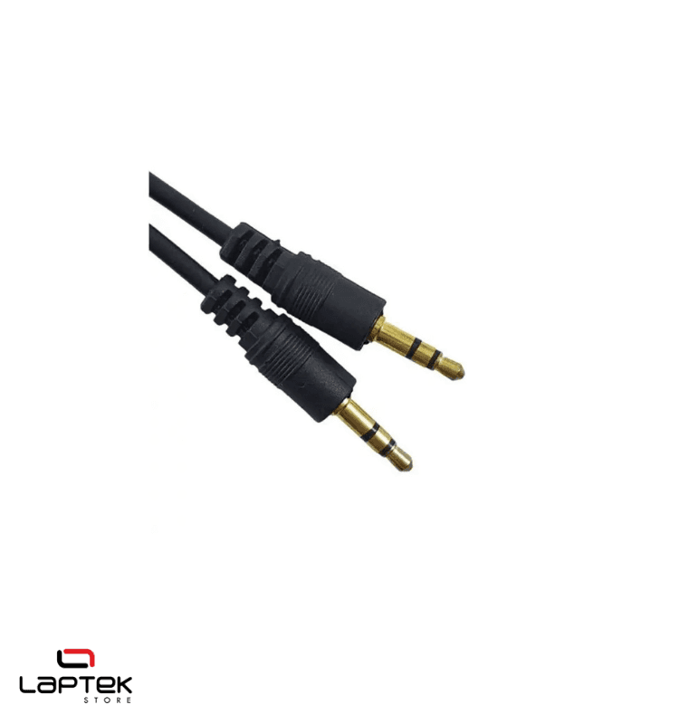 CABLE AUDIO LUCKTEK ACK 3.5MM VERS JACK 3.5MM 1.5M - Vue 1 | Laptek Store Tunisie