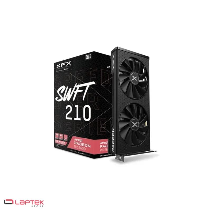 Carte Graphique XFX Speedster SWFT 210 AMD Radeon RX 7600 XT Core Gaming 8G - Vue 1 | Laptek Store Tunisie