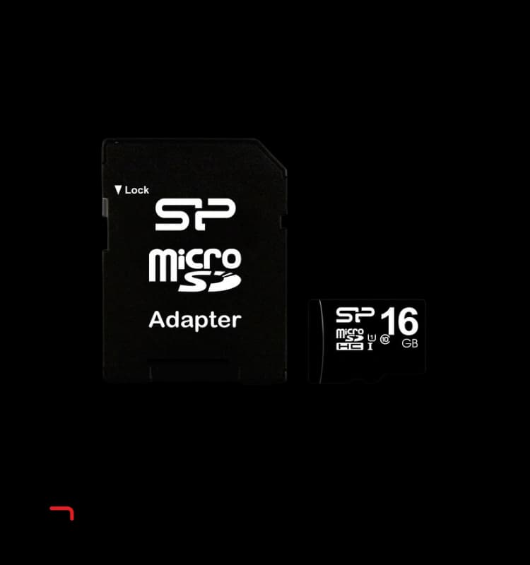 Carte Mémoire SILICON POWER 16Go Class 10 avec Adaptateur - Vue 1 | Laptek Store Tunisie