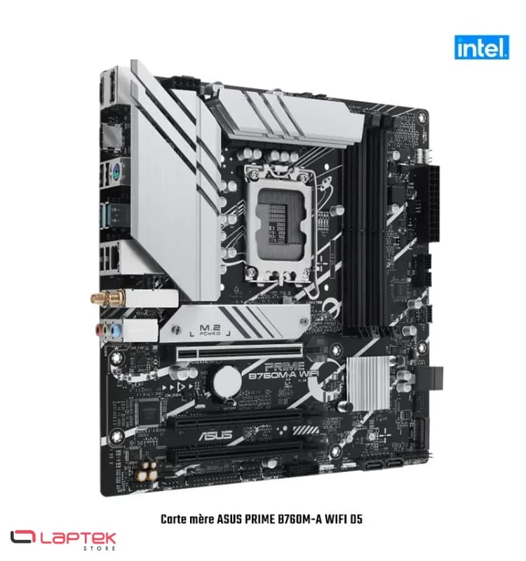 Carte mère ASUS PRIME B760M-A WIFI D5 ASUS - Vue 1 | Laptek Store Tunisie