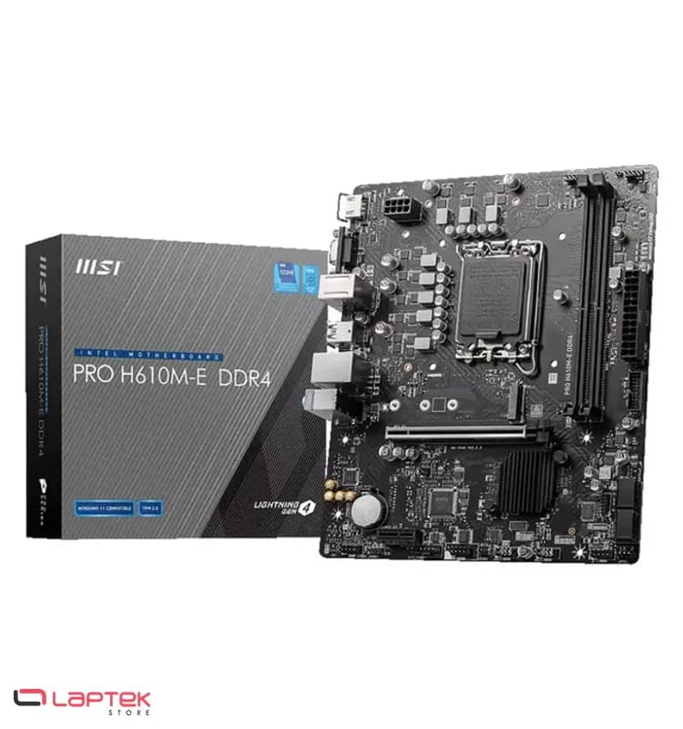 Carte Mère Gamer MSI PRO H610M-E DDR4 MSI - Vue 1 | Laptek Store Tunisie