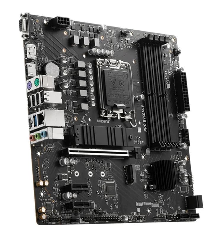 Carte Mère MSI PRO B760M-P DDR5 MSI - Vue 1 | Laptek Store Tunisie