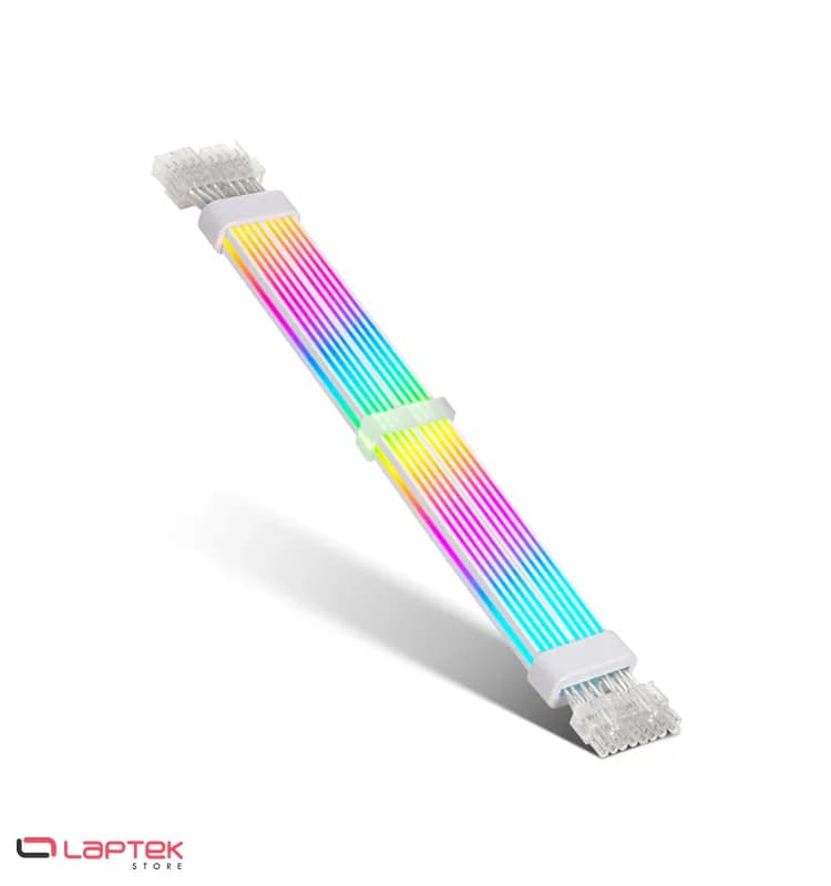 Câble d’Extension ARGB 5V LOVINGCOOL L-SERIES – 24-Pin – White LOVINGCOOL - Vue 1 | Laptek Store Tunisie