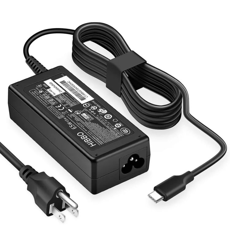 Chargeur Pc Portable Type-C 65W MM - Vue 1 | Laptek Store Tunisie