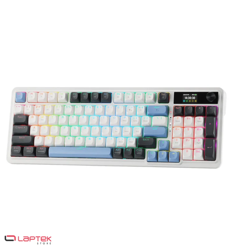 Clavier Gamer - Mécanique Redragon GALATIN PRO K719 (Ice Blue) REDRAGON - Vue 1 | Laptek Store Tunisie