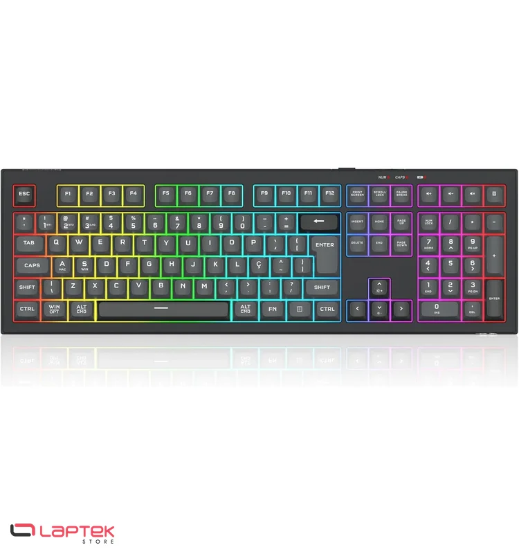 Clavier Gamer - Redragon CRUX K518 PRO RGB REDRAGON - Vue 1 | Laptek Store Tunisie