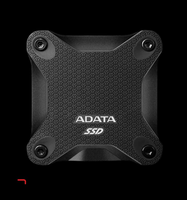 DISQUE DUR EXTERNE ADATA ASD620 512GO SSD USB 3.2-NOIR ADATA - Vue 1 | Laptek Store Tunisie