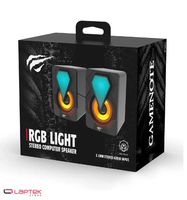 HAUT-PARLEUR GAMER USB HAVIT SK210MINI RGB HAVIT - Vue 1 | Laptek Store Tunisie