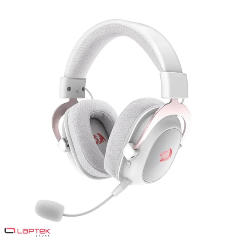 MICRO CASQUE GAMER - Redragon ZEUS H510 Pro White REDRAGON - Vue 1 | Laptek Store Tunisie