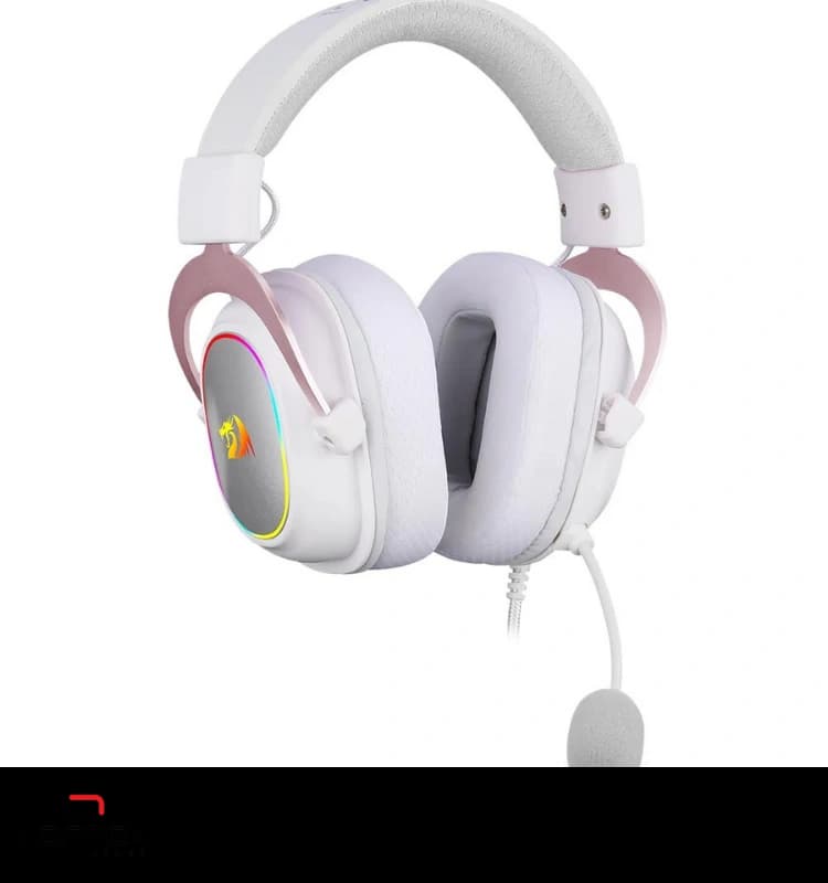 MICRO CASQUE GAMER - Redragon Zeus-X H510 BLANC/ROSE REDRAGON - Vue 1 | Laptek Store Tunisie
