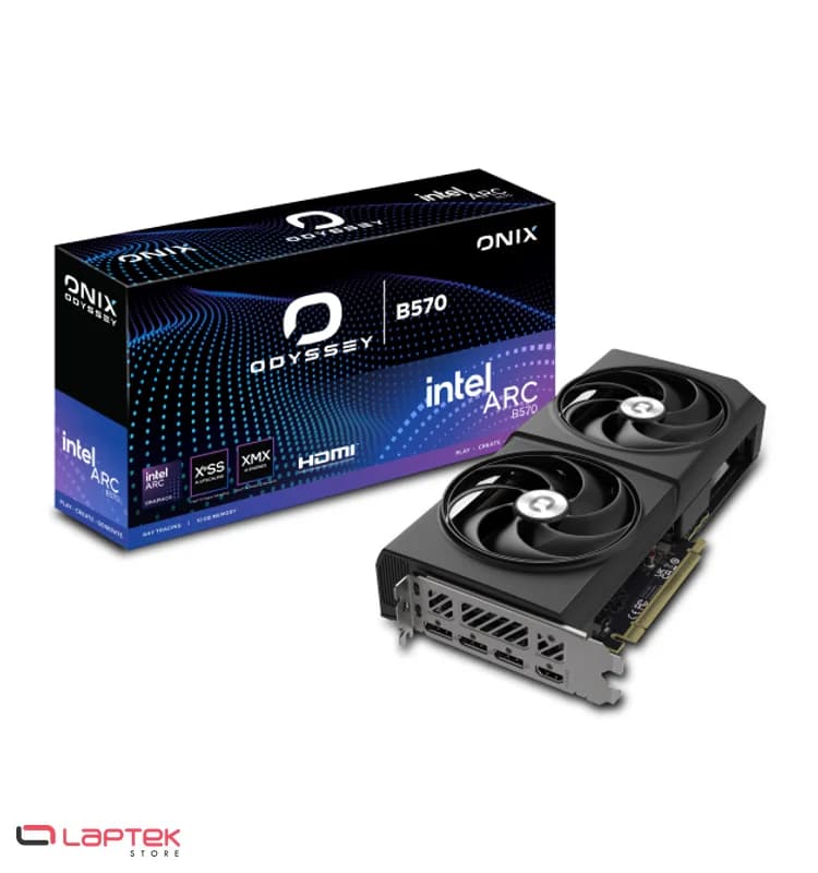 ONIX ODYSSEY Intel® Arc™ B570 GDDR6 10GB – Carte Graphique Gaming - Vue 1 | Laptek Store Tunisie