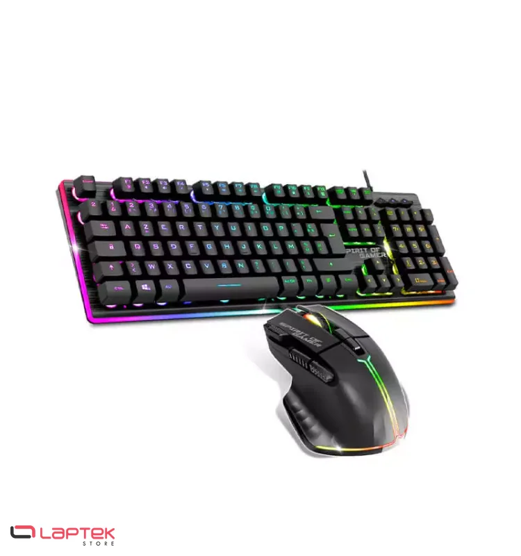 Pack Clavier et Souris Gamer Filaire Spirit Of Gamer Ultimate 600 - Noir Spirit Of Gamer - Vue 1 | Laptek Store Tunisie