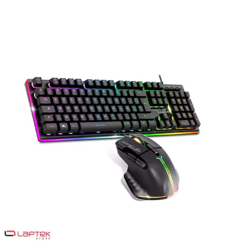 Pack Clavier et Souris Gamer Filaire Spirit Of Gamer Ultimate 600 - Noir Spirit Of Gamer - Vue 1 | Laptek Store Tunisie