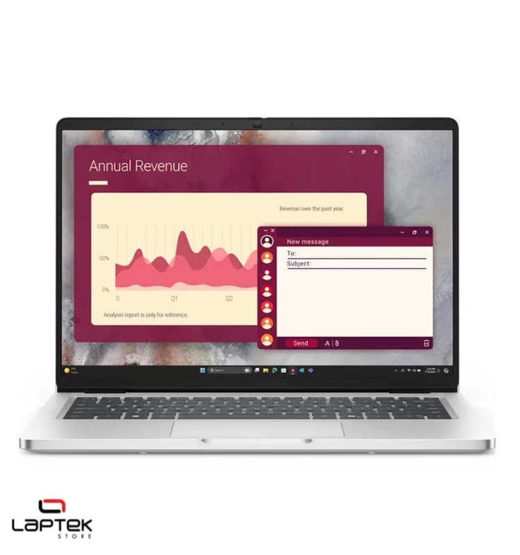 Pc Portable Dell Pro 14 | IA Integré | Intel Core Ultra 5 vPro | 16 Go RAM DDR5 5600 Mhz | 256 Go SSD Nvme