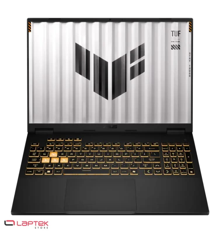 Pc Portable Gamer ASUS TUF Gaming F16 2025 | i7-13620H / RTX 4050 6G / 16 Go DDR5 / 512 Go SSD / Windows 11 / Gris ASUS - Vue 1 | Laptek Store Tunisie