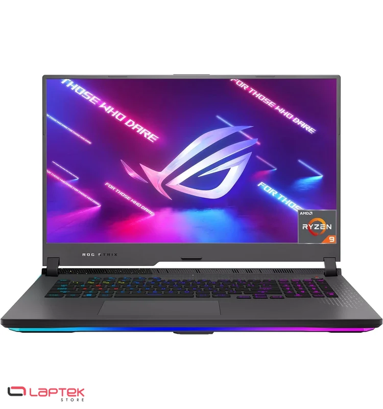 PC Portable Gaming Asus ROG STRIX-G17-G713RS-LL007W 17.3" WQHD 240Hz AMD Ryzen 9 32 Go RAM 1 To SSD Nvidia RTX 3080 ASUS - Vue 1 | Laptek Store Tunisie