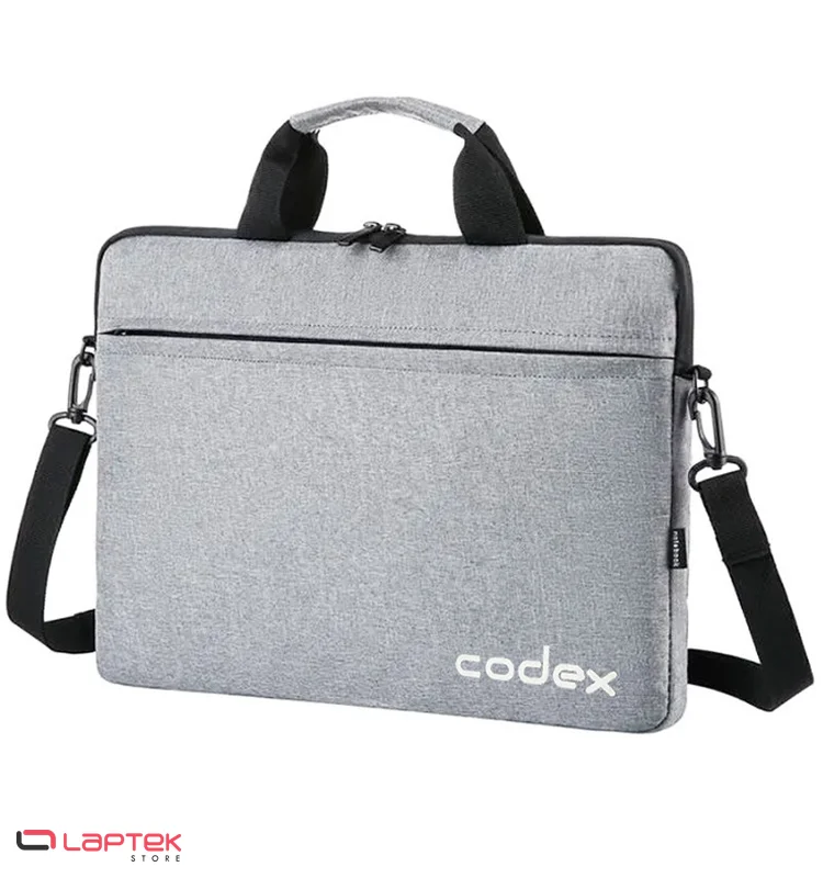 Sacoche Pc portable Codex 15.6" Gris - Vue 1 | Laptek Store Tunisie