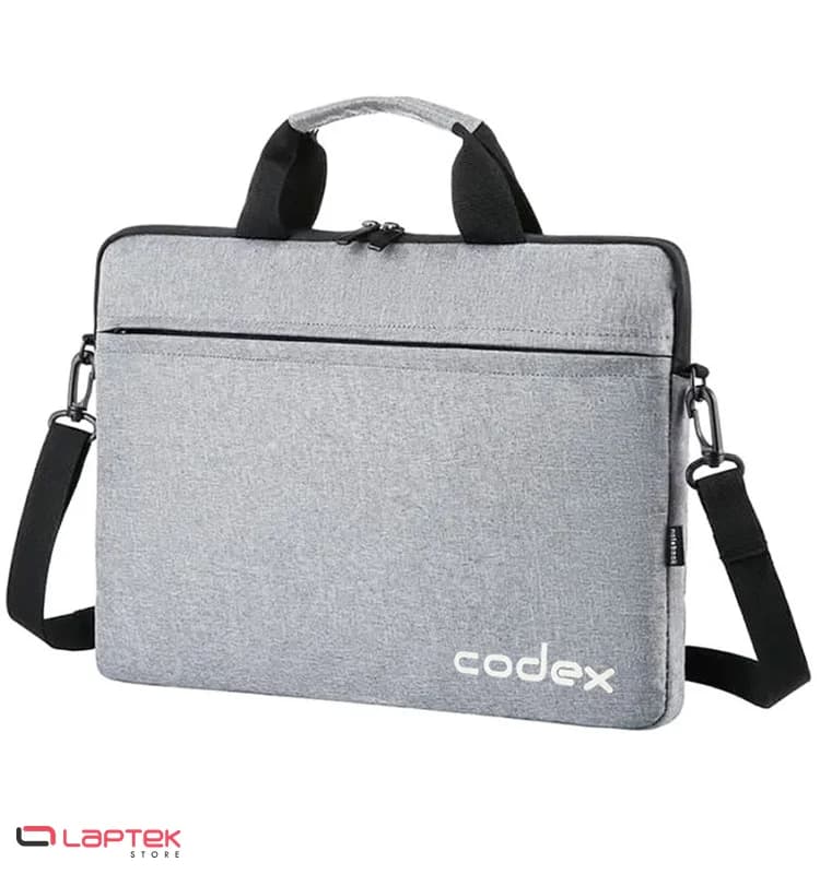 Sacoche Pc portable Codex 15.6" Gris - Vue 1 | Laptek Store Tunisie