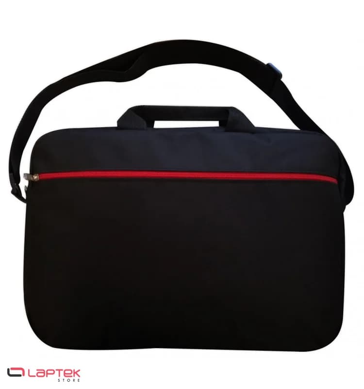 Sacoche Pour PC Portable 15.6'' - Noir&Rouge - Vue 1 | Laptek Store Tunisie