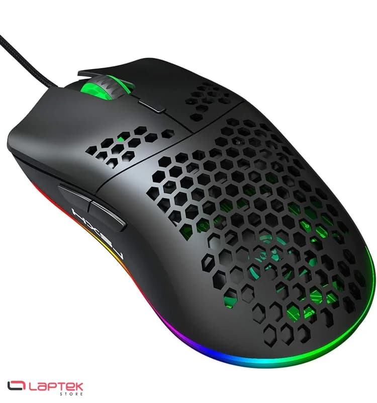 Souris Gamer USB HXSJ J900 Blanc - RGB HXSJ - Vue 1 | Laptek Store Tunisie