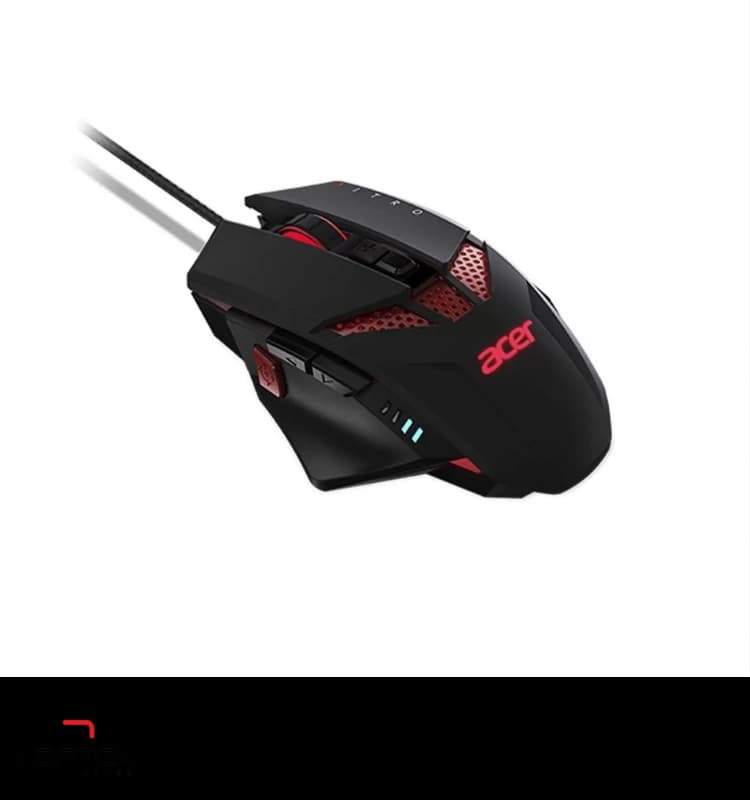 Souris Gaming ACER Nitro | Noir & rouge Acer - Vue 1 | Laptek Store Tunisie