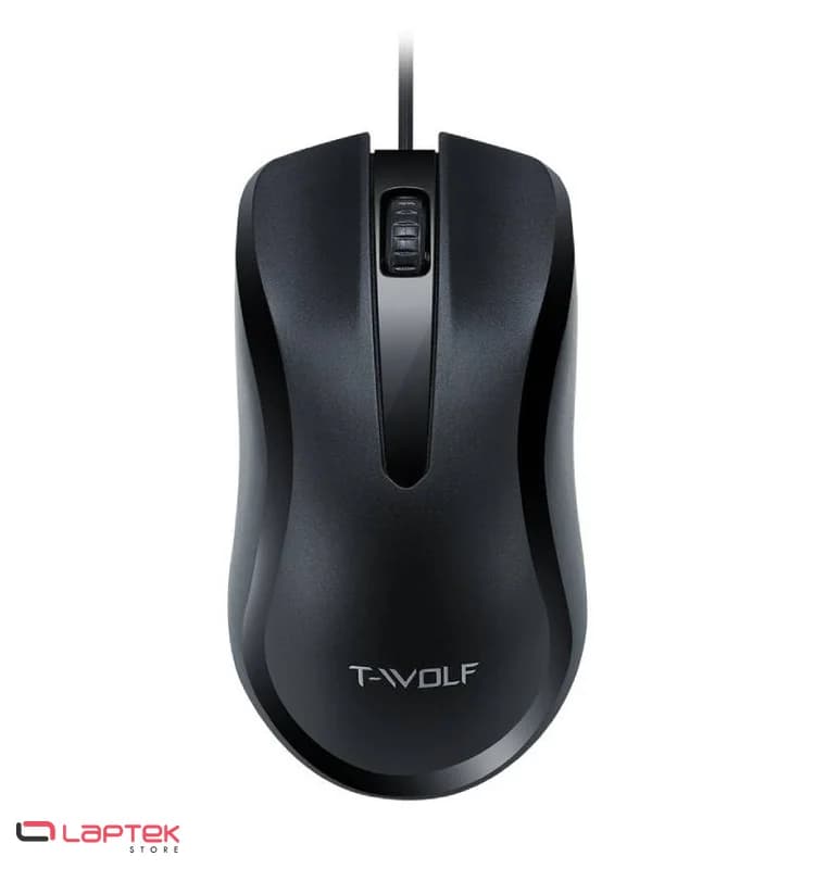 Souris Optique USB T-WOLF V12 - Noir - Vue 1 | Laptek Store Tunisie