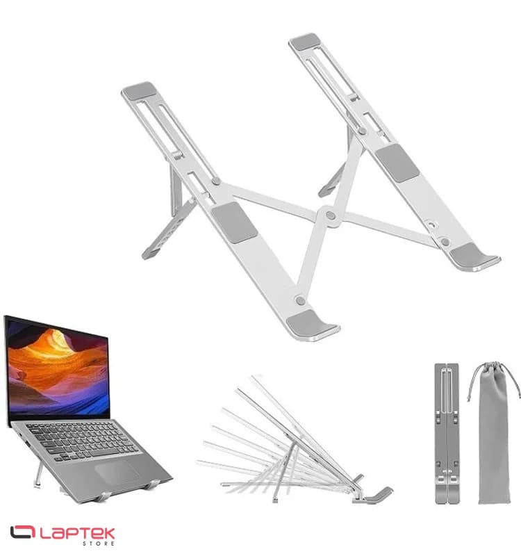 Support Pliable En Aluminium pour PC Portable & Notebook - Vue 1 | Laptek Store Tunisie
