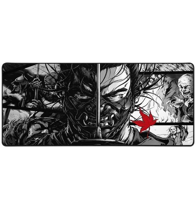 TAPIS Gamer XXL Ghost of Tsushima Black - Vue 1 | Laptek Store Tunisie
