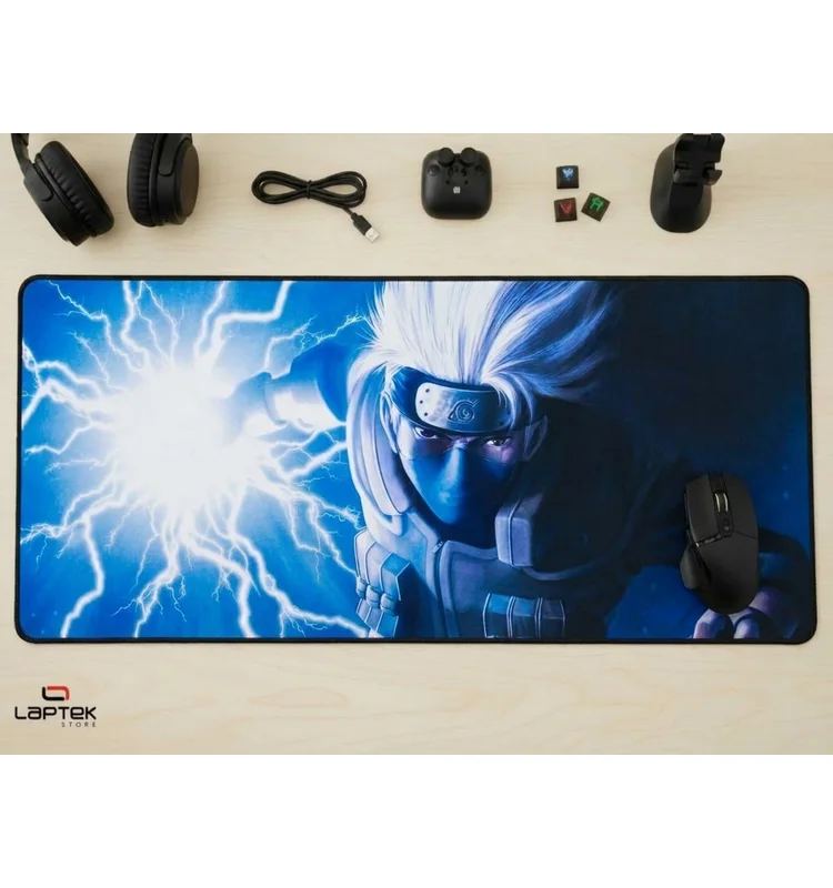 TAPIS Gamer XXL Kakashi Hatake - Vue 1 | Laptek Store Tunisie