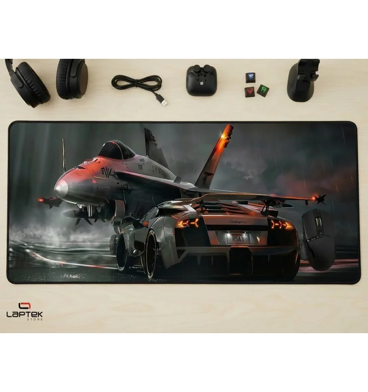 TAPIS Gamer XXL Lamborghini - Vue 1 | Laptek Store Tunisie