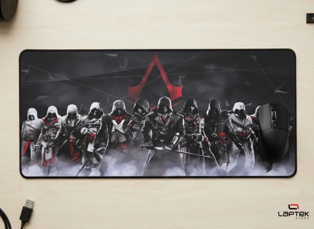 TAPIS XXL ASSASSIN'S CREED BLACK - Vue 1 | Laptek Store Tunisie