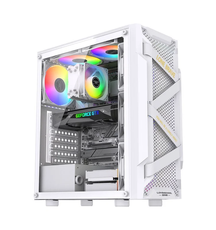 	 Boîtier Gamer GameMax LC-GYZ-1 White LOVINGCOOL  - Vue 1 | Laptek Store Tunisie