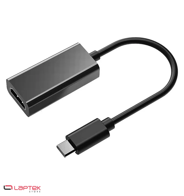 Adaptateur USB Type-C vers HDMI - Noir - Vue 1 | Laptek Store Tunisie