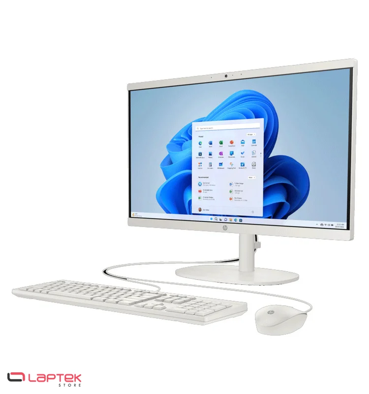 All-in-One HP 21.45" - Intel Core i3-N300 - 8Go RAM - 512Go SSD - Blanc HP - Miniature 5