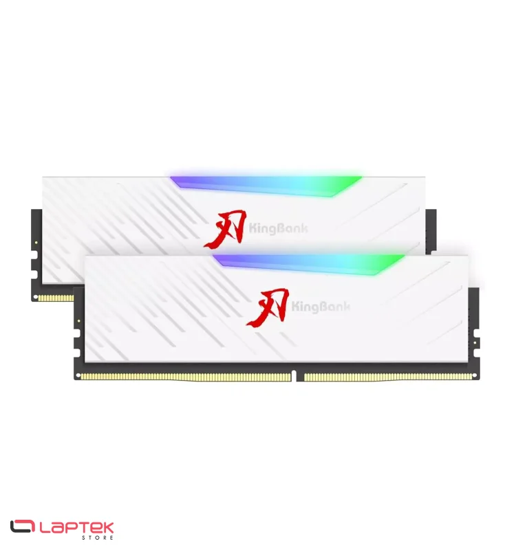 Barrette mémoire 16GB (2x8) DDR4 3600MHz RGB – Kingbank - Vue 1 | Laptek Store Tunisie