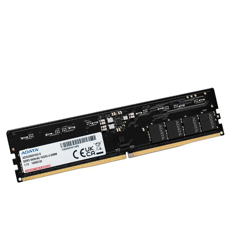 Barrette Mémoire Adata 16Go DDR5 5600Mhz U-Dimm ADATA - Vue 1 | Laptek Store Tunisie