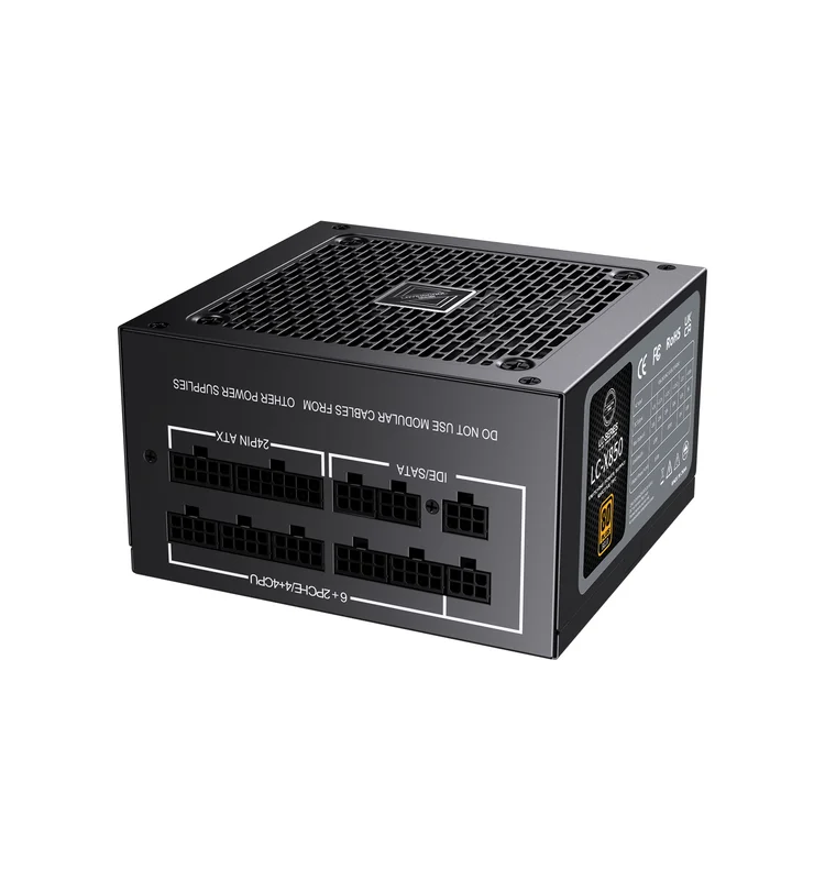 BLOC ALIMENTATION LC-X850, FULL MODULE 80PLUS GOLDCPU 4+4pi LC-POWER - Vue 1 | Laptek Store Tunisie