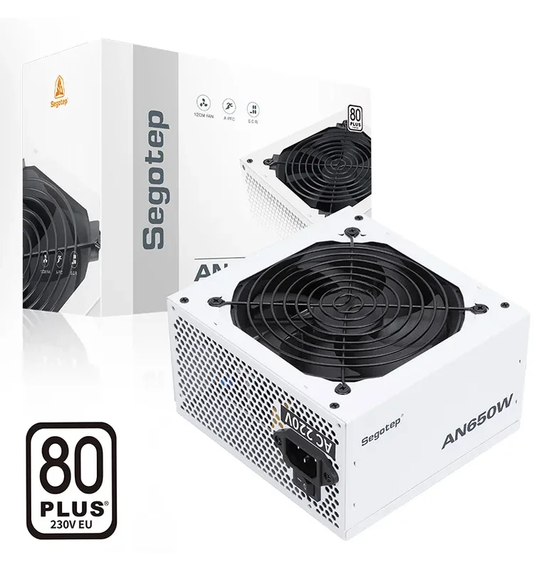 Bloc ALIMENTATION Segotep AM850W PCIe 5.0 & ATX 3.0 (White) SEGOTEP - Vue 1 | Laptek Store Tunisie