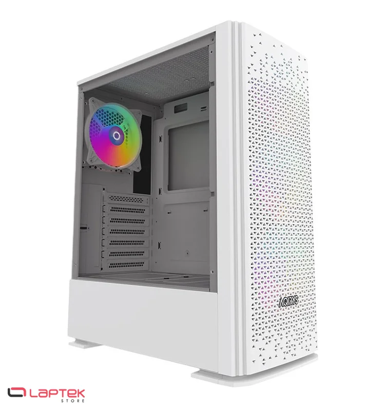 Boitier Gamer AQIRYS GACRUX Moyen Tour 4 Fans RGB - Blanc AQIRYS - Miniature 4