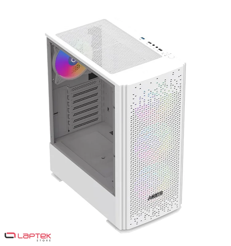 Boitier Gamer AQIRYS GACRUX Moyen Tour 4 Fans RGB - Blanc AQIRYS - Miniature 5