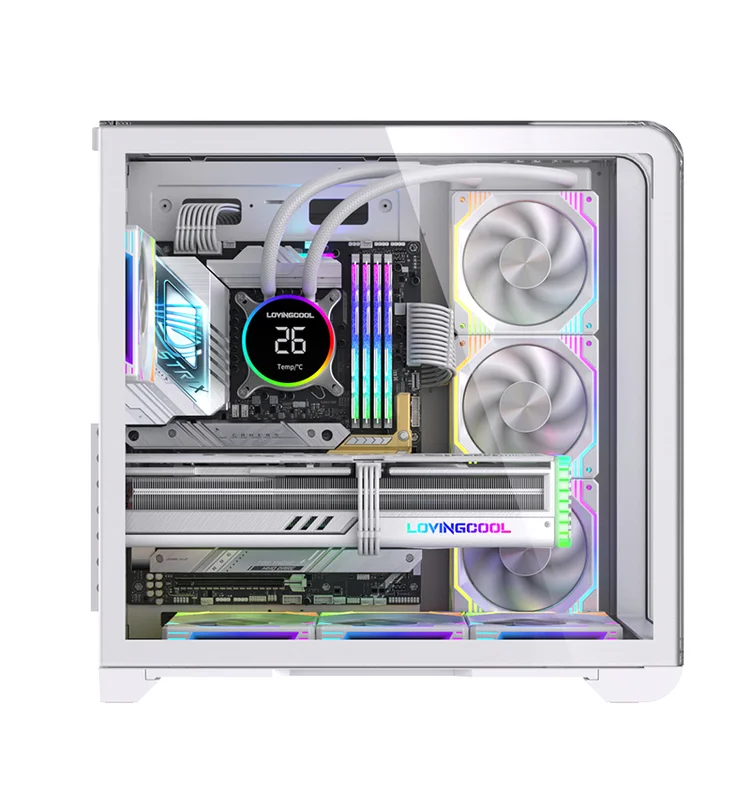 Boîtier GameMax LC-WT Plus White LOVINGCOOL  - Miniature 3