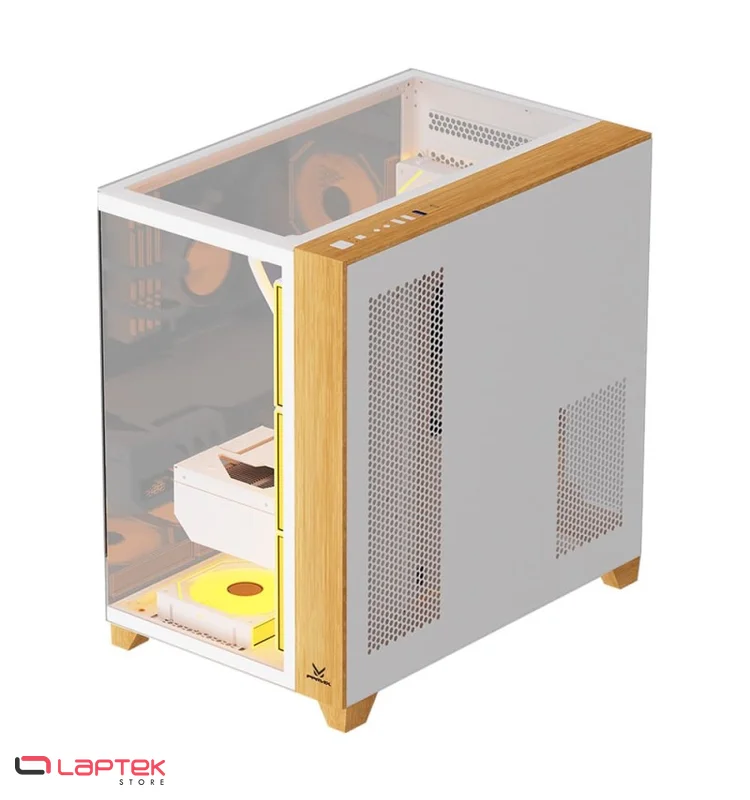 Boîtier Gamer - FPMAX CRYSTAL Z9 ART - White FPMAX  - Miniature 2