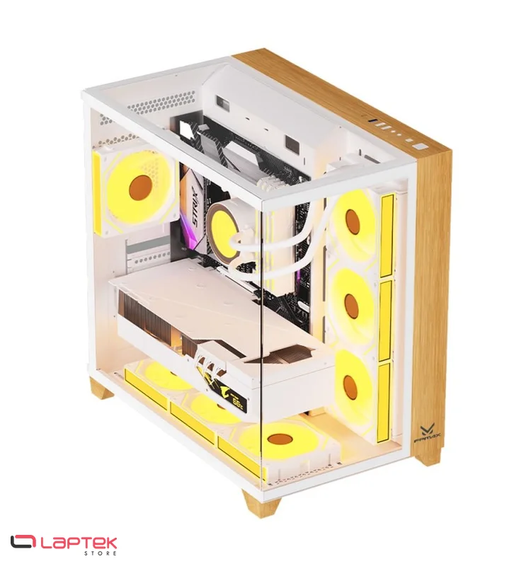 Boîtier Gamer - FPMAX CRYSTAL Z9 ART - White FPMAX  - Miniature 4