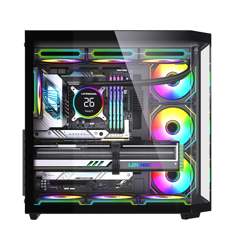Boîtier Gamer GameMax LC-HXZ Black LOVINGCOOL  - Vue 1 | Laptek Store Tunisie