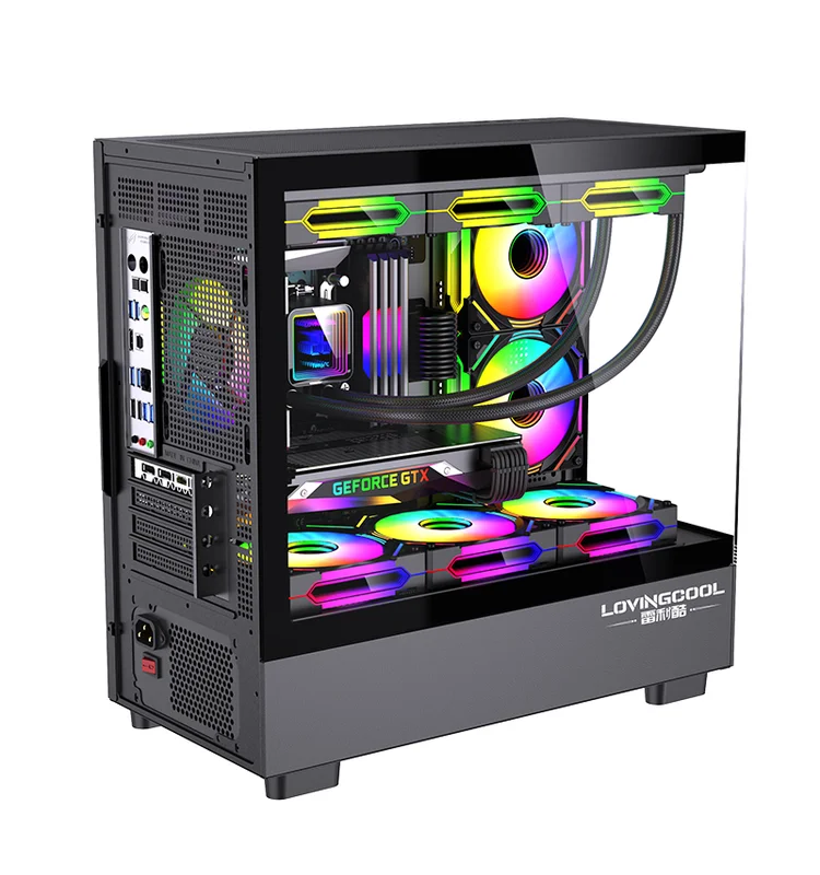 Boîtier Gamer GameMax LC-XW Pro Black  LOVINGCOOL  - Miniature 2